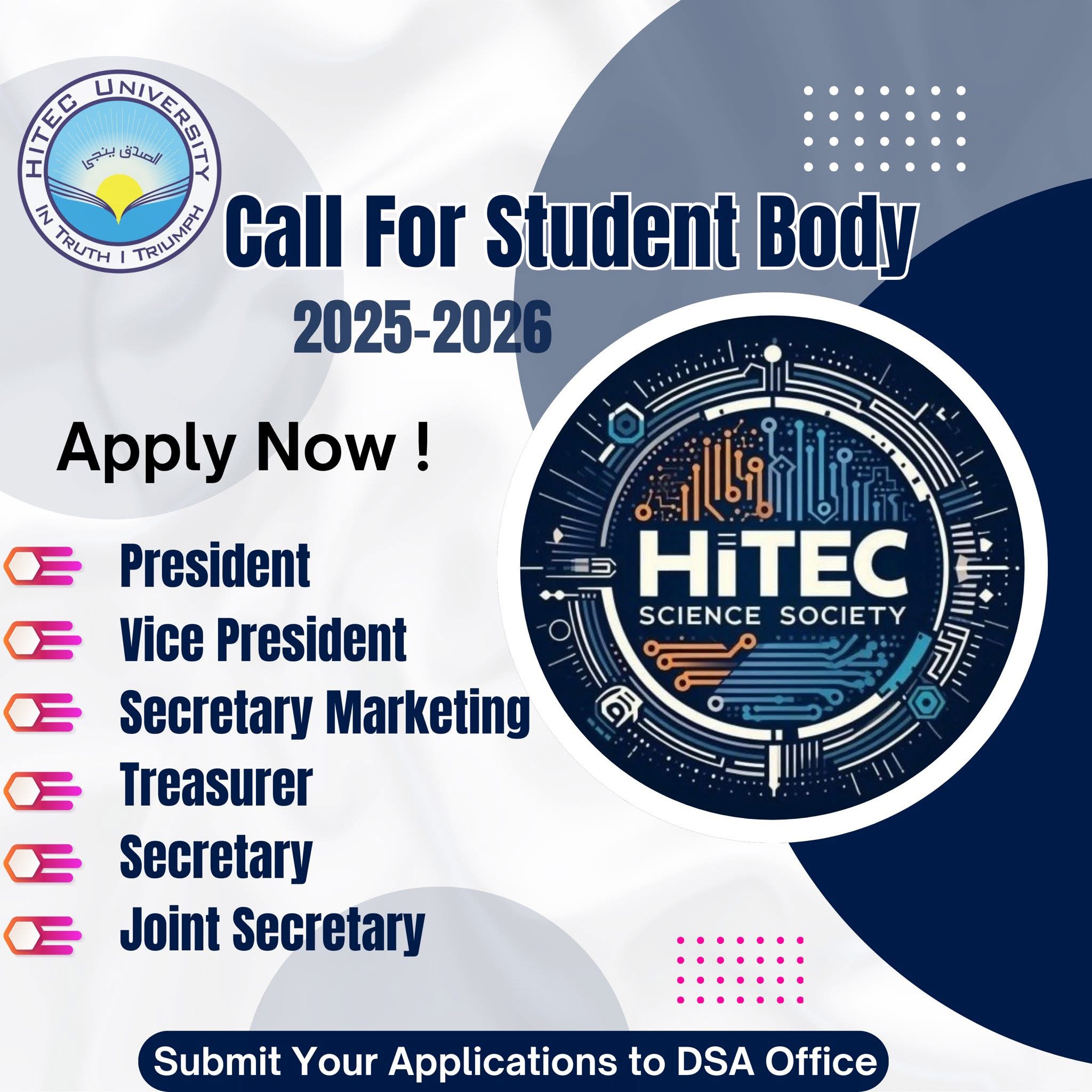 𝐂𝐚𝐥𝐥 𝐟𝐨𝐫 𝐒𝐭𝐮𝐝𝐞𝐧𝐭 𝐁𝐨𝐝𝐲 𝐑𝐞𝐩𝐫𝐞𝐬𝐞𝐧𝐭𝐚𝐭𝐢𝐯𝐞𝐬 